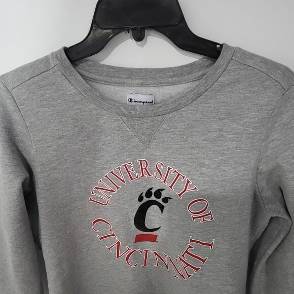 University of Cincinnati Women's Lightweight Champion Gray Sweatshirt - Picture 3 of 9